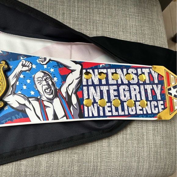 Authentic Kurt Angle WWE champion wrestling belt NEW - Picture 11 of 16